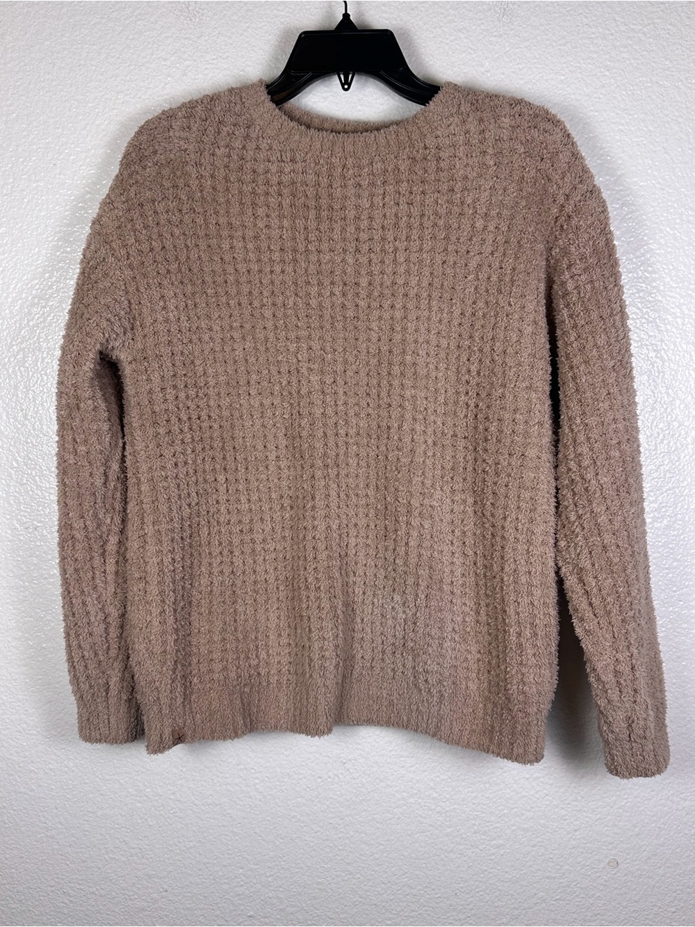Barefoot Dreams Women's CozyChic Waffle Pullover Sweater Willow XS